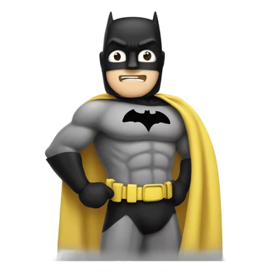 Batman holding a banana  sticker