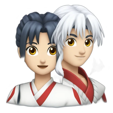 Rin and Sesshomaru sticker