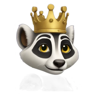 King Julian sticker