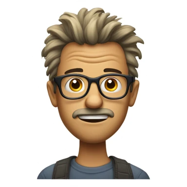 Idiotic man  sticker