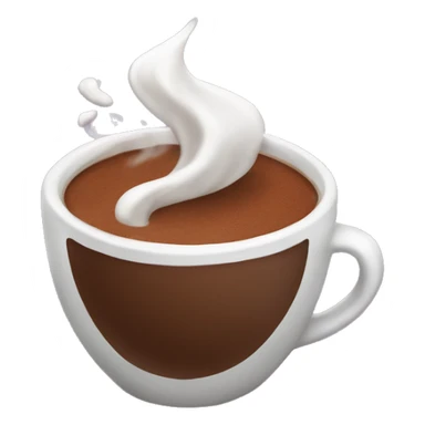 Cup of hot cacao sticker