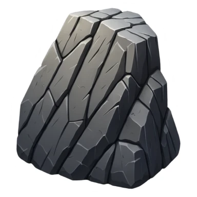 Long black rock sticker