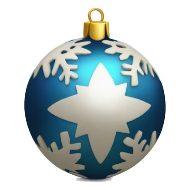 Xmas ball sticker