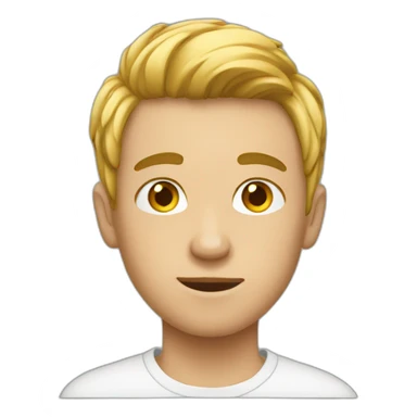 A teenage boy sticker