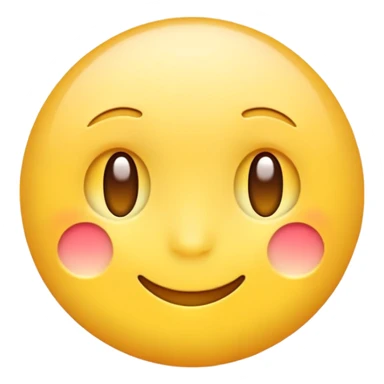 An IPhone  yellow emoji face, delulu, dreamy sticker