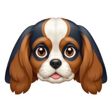 Chienne King charles sticker