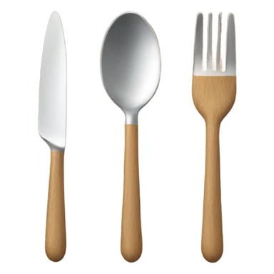 Wooden Cutlery sticker