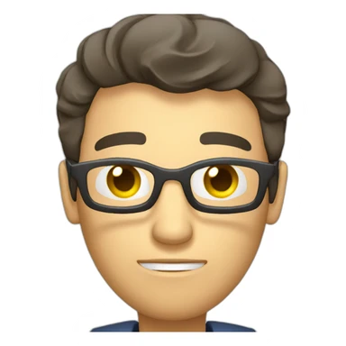 persona viendo el celular reluciente  sticker