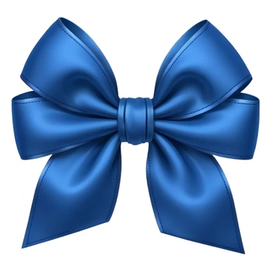 Laço azul escuro sticker