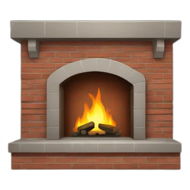 Brick Fireplace sticker