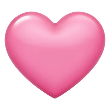 Cuore rosa chiaro sticker