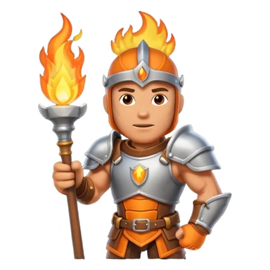 Castle Torch Guard sticker