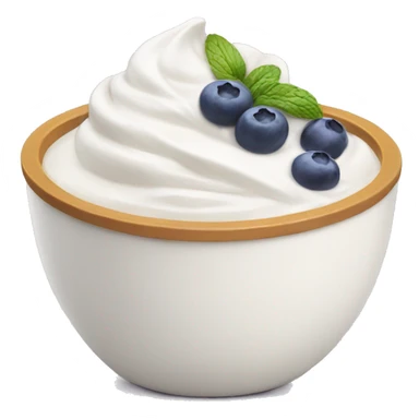Yoghurt bowl sticker