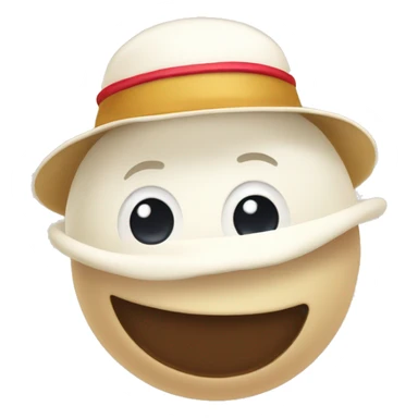 rasgulla with hat sticker