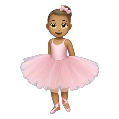 ballet dress for baby sticker