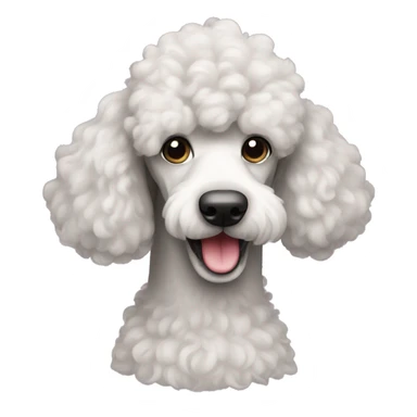 standard poodle sticker