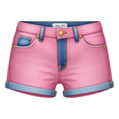 Pink short shorts sticker