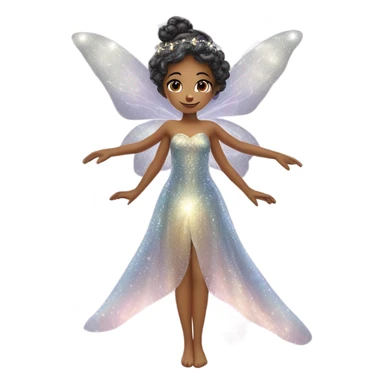Beautiful fairy with sparkles  sticker