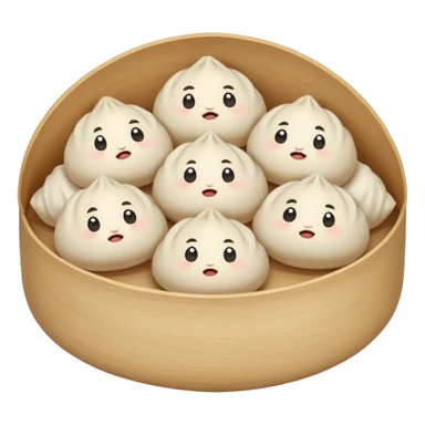 dumpling with clones sticker