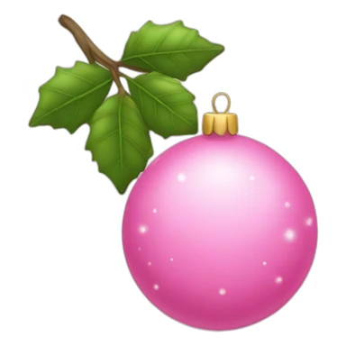 árvore de natal rosa sticker