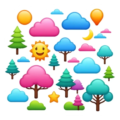 aesthetic-scenic-Decorations sticker