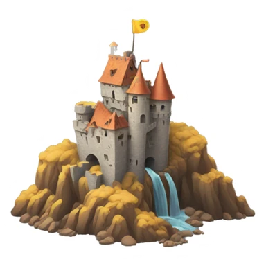 collapsing castle sticker