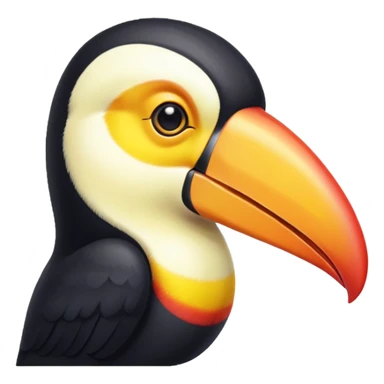 Un emojin de tucán sticker