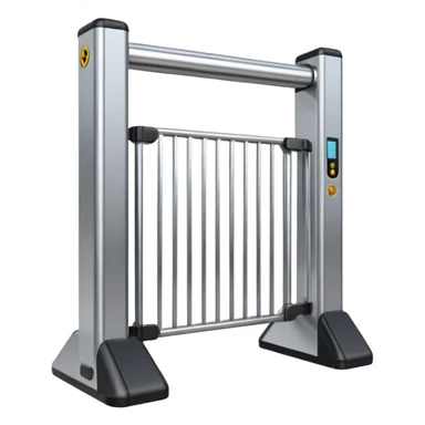 Metal detector gate sticker