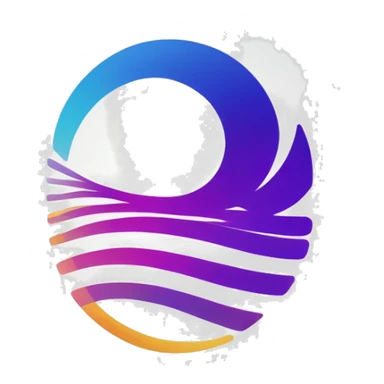 logo design, sound wave, minimalist, stylized, modern typography, circular ripple effect, abstract symbol, dynamic, vibrant colors, clean lines, professional, trustworthy, innovative, wave patterns, branding sticker