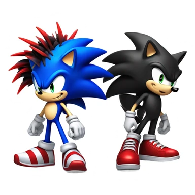 Sonic shadow the hedgehog sticker