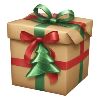 christmas gift unwrapping moment gift  sticker