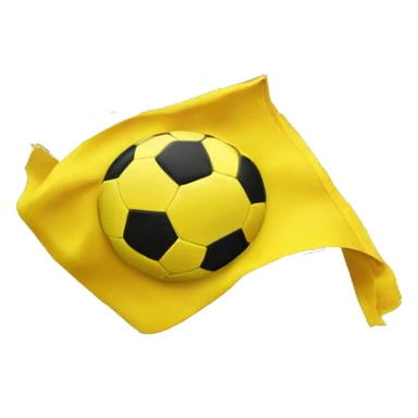 football penalty flag sticker
