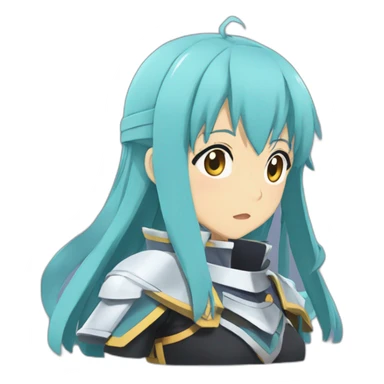 Aqua from Konosuba anime sticker