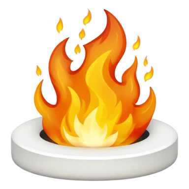 les initiales FDWS en flamme blanche sticker