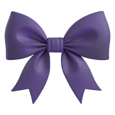 Black gothic bow effect sticker