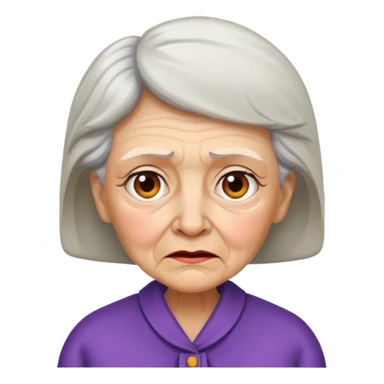Grandmother with rude attitude  sticker