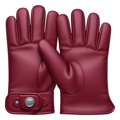 burgundy gloves sticker