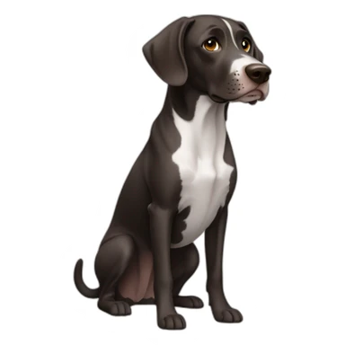 cole and his german short hair pointer named scout sticker