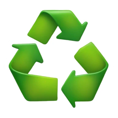 recycle emoji but with instagram colors sticker