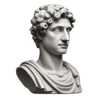 Roman sculpture politic  sticker