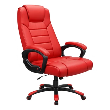 swivel gaming red colour chairs sticker
