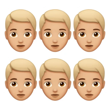 This emoji but 3d, in diferent perspective: 👤 sticker