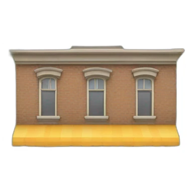 coffee shop building sticker