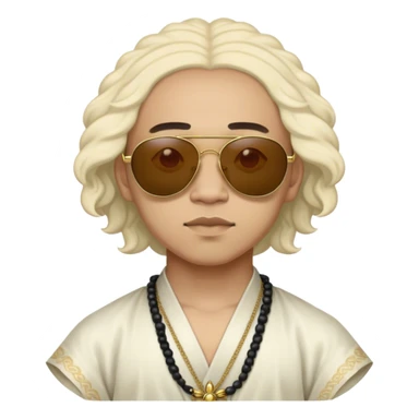 Yn wearing opium clothes and oakleys sunglasses sticker