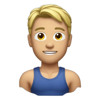 Pes patron with muscles  sticker