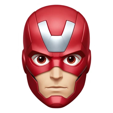 vision marvel body with red face from captain america: civil war sticker