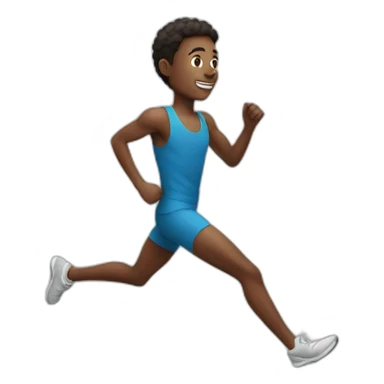 White runner sticker