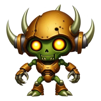 3D, cinematic ultra detailed 32k HD Doom srhoom in pvz 1, brought to life with stunning visual details, each lash, eye, and hair is shown in stunning detail, rich textures, visually rich, so lifelike that it feels like it could leap off the page at any moment sticker