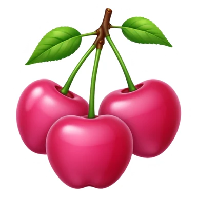 Light Pink cherries sticker