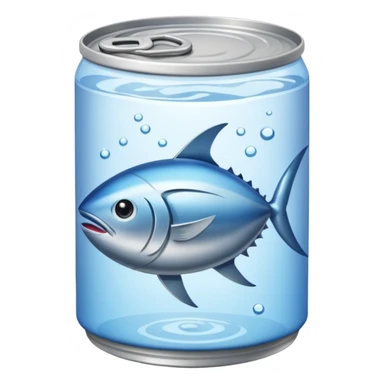 Tunfisk på boks sticker